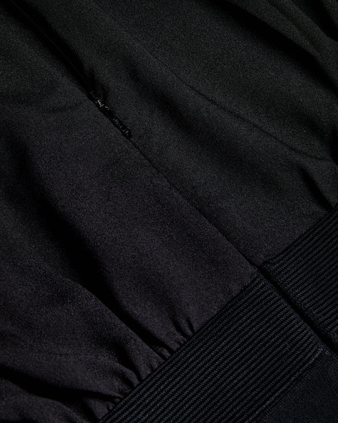 MERSEA-Dresses-Featuring a knitted pencil skirt and a chic shirt bodice, this dress effortlessly blends sophistication and comfort. MERSEA's long sleeves and stand collar add a touch of classic charm, while the button-up front and neck tie create a look that's both versatile and stylish. Midi dress Knitted pencil skirt Shirt bodice Long sleeves Stand collar Button up front Neck tie Length: 118cm- Ted Baker Romania